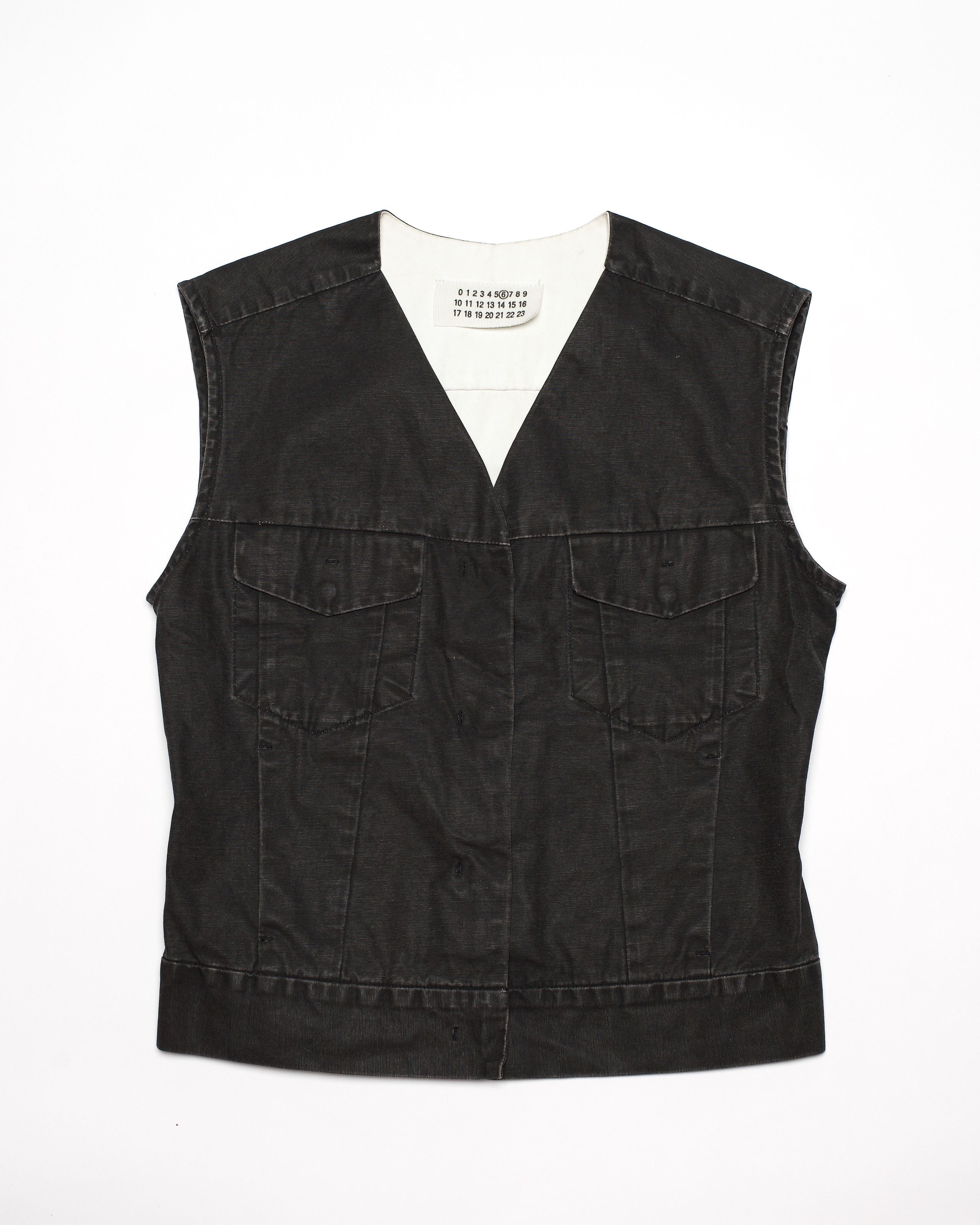 Maison Margiela Martin Margiela Spring-Summer 2002 Line 6 Denim Vest Size US XS / EU 42 / 0 - 1 Thumbnail