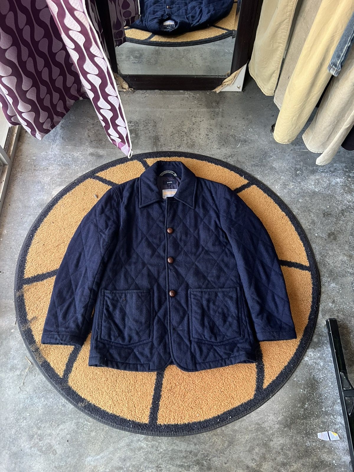 SHIPS 🔥Ships Thermo Quilted Button Jacket Size US S / EU 44-46 / 1 - 2 Thumbnail