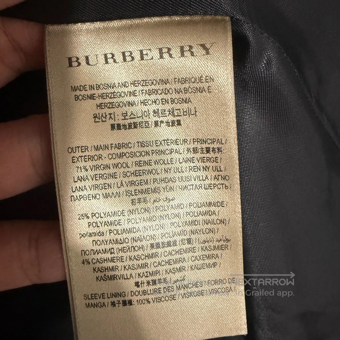 Burberry Burberry Wool Coat| Size XXS / US 00 / IT 34 - 4 Thumbnail