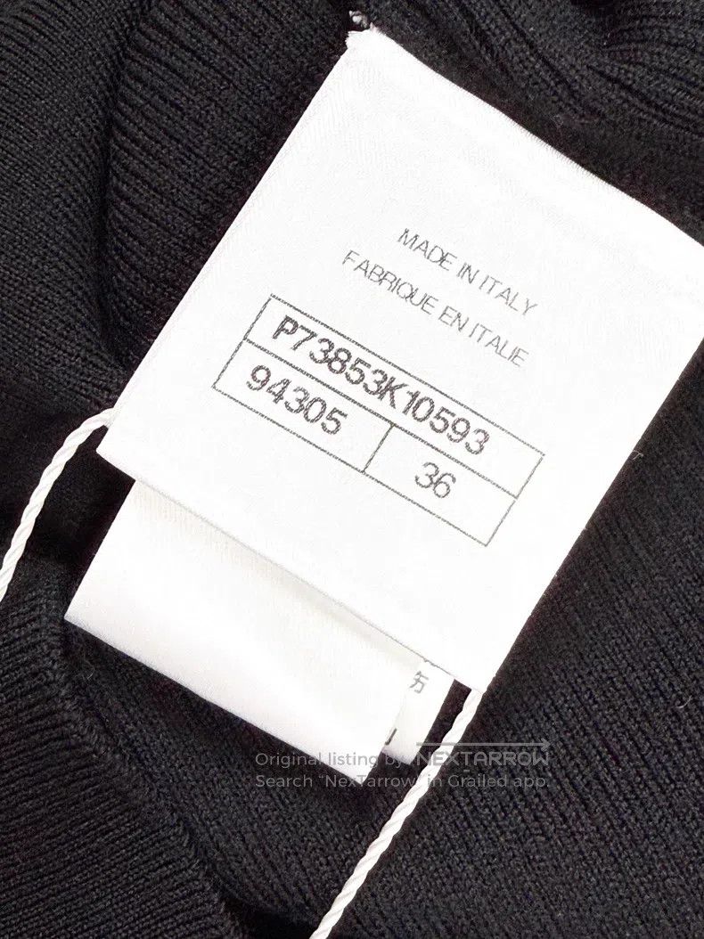 Chanel Chanel Coarse tweed double C big logo knitted vest Size XS / US 0-2 / IT 36-38 - 5 Thumbnail