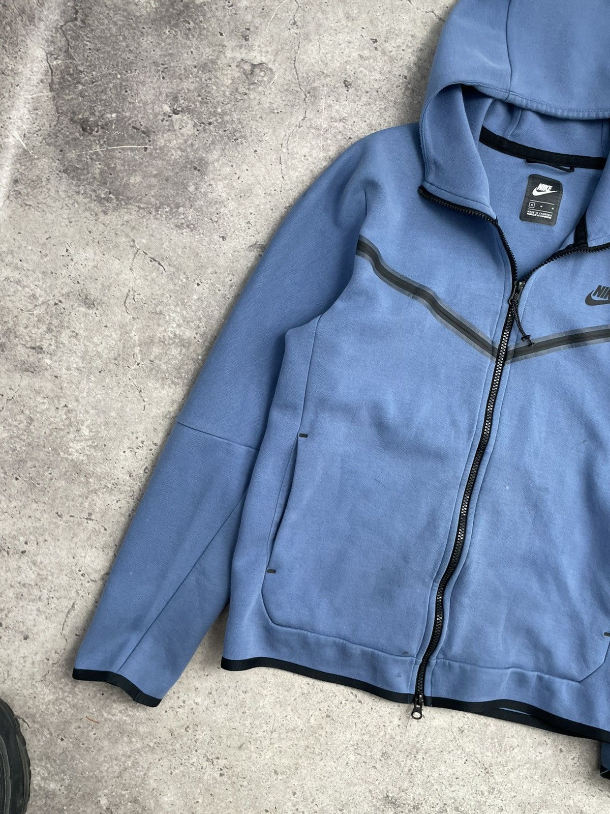 Nike Nike Tech Fleece Zip Up Hoodie Drill Style Size US M / EU 48-50 / 2 - 3 Thumbnail