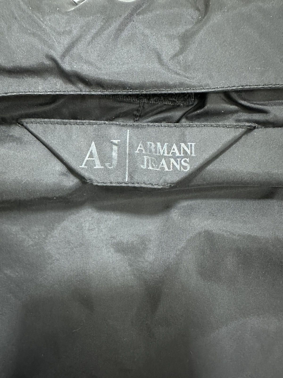 Armani × Designer × Vintage Armani Jeans Vintage Jacket Black Mens XL Size US XL / EU 56 / 4 - 11 Thumbnail