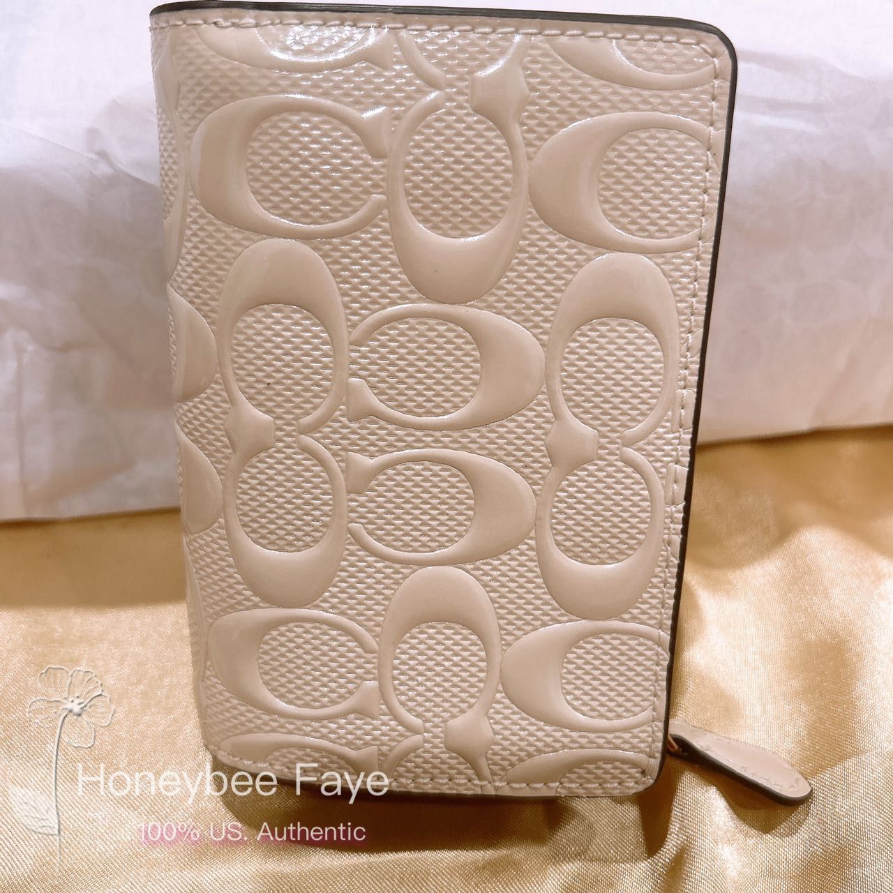 Coach Medium Corner Zip Wallet In Signature Leather CT979 Size ONE SIZE - 3 Thumbnail