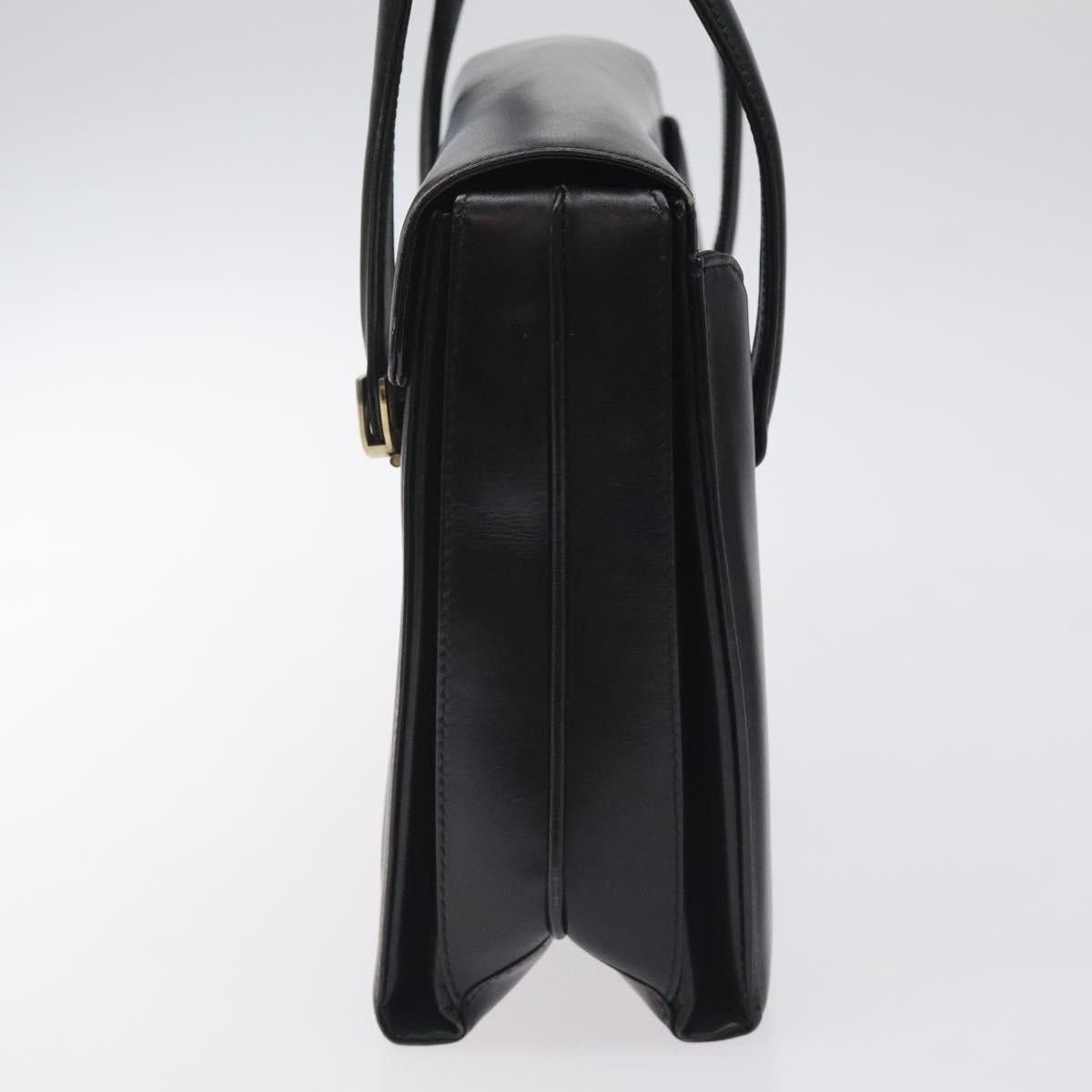 Gucci GUCCI Handbag Leather Black Gold Size ONE SIZE - 5 Thumbnail