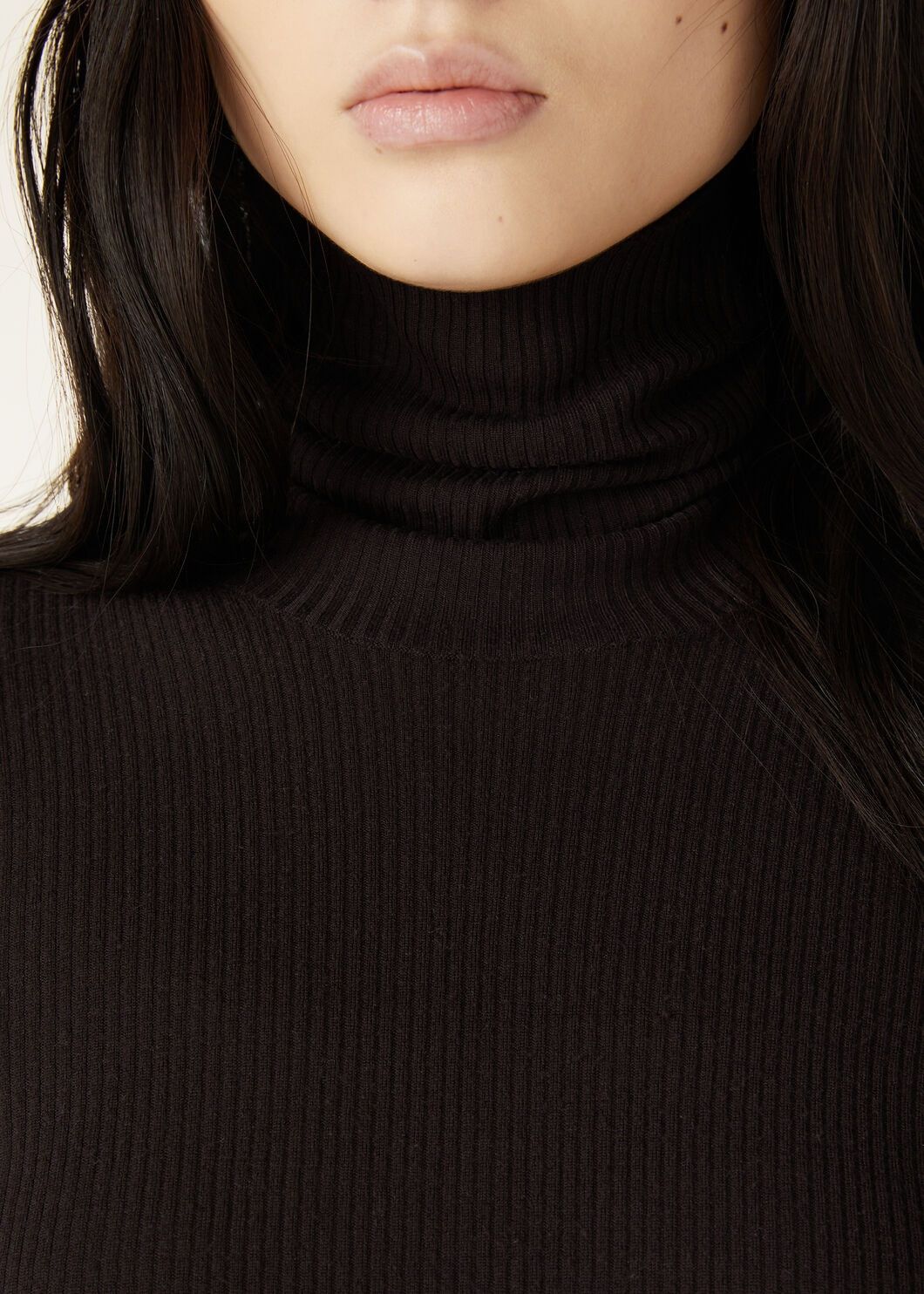 Loro Piana o1w1db10825 FAN1199 Taupo Turtleneck Sweater in Dark Brown Size XS / US 0-2 / IT 36-38 - 3 Thumbnail