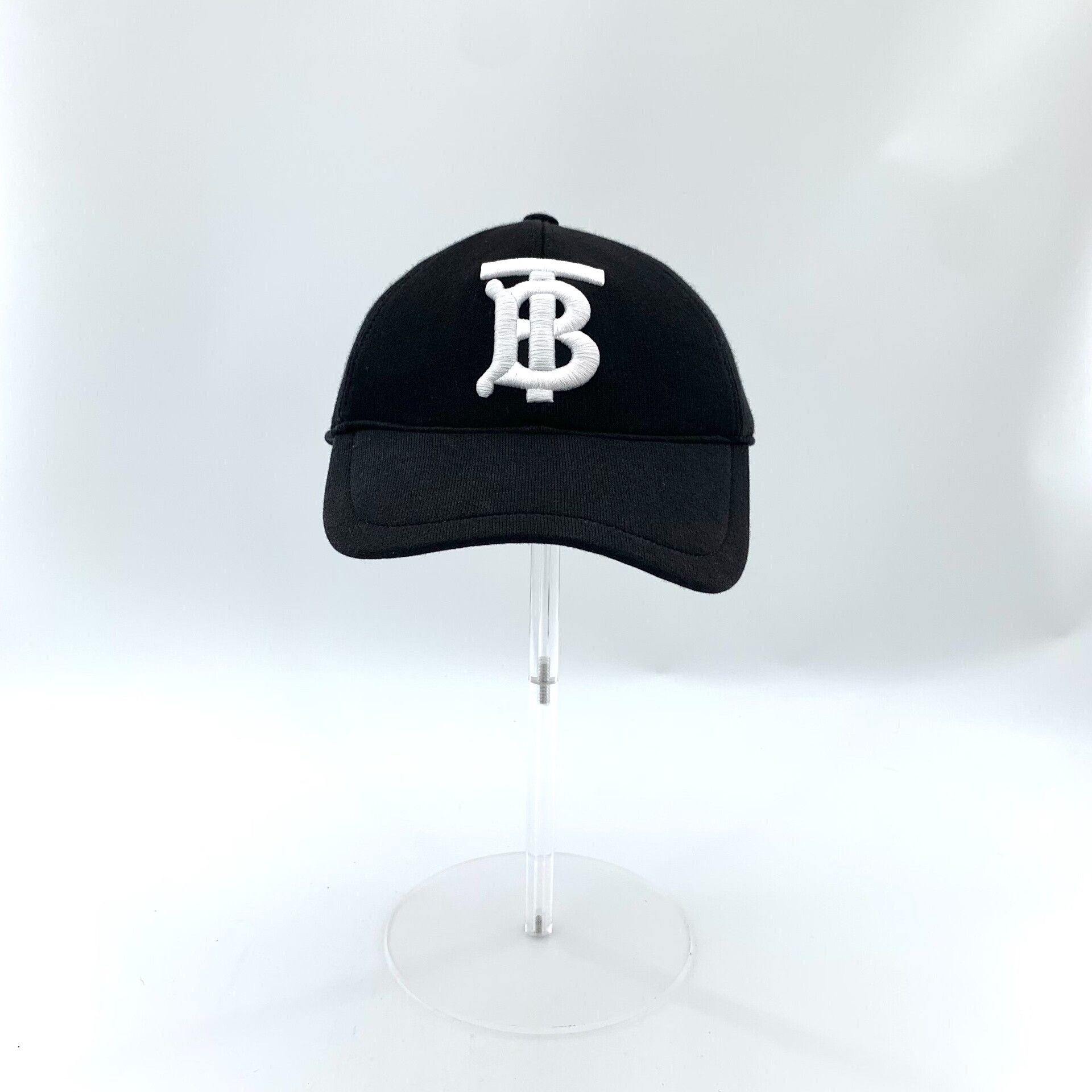 Burberry Burberry Cotton Embroidered Black Hat S Men Size ONE SIZE - 1 Thumbnail