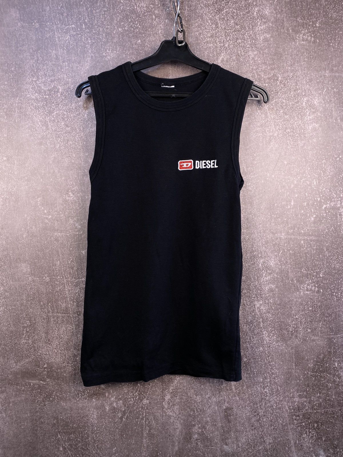 Diesel × Vintage Vintage Diesel Tank Top Big Logo 2000s Hype Y2K Size US M / EU 48-50 / 2 - 1 Thumbnail