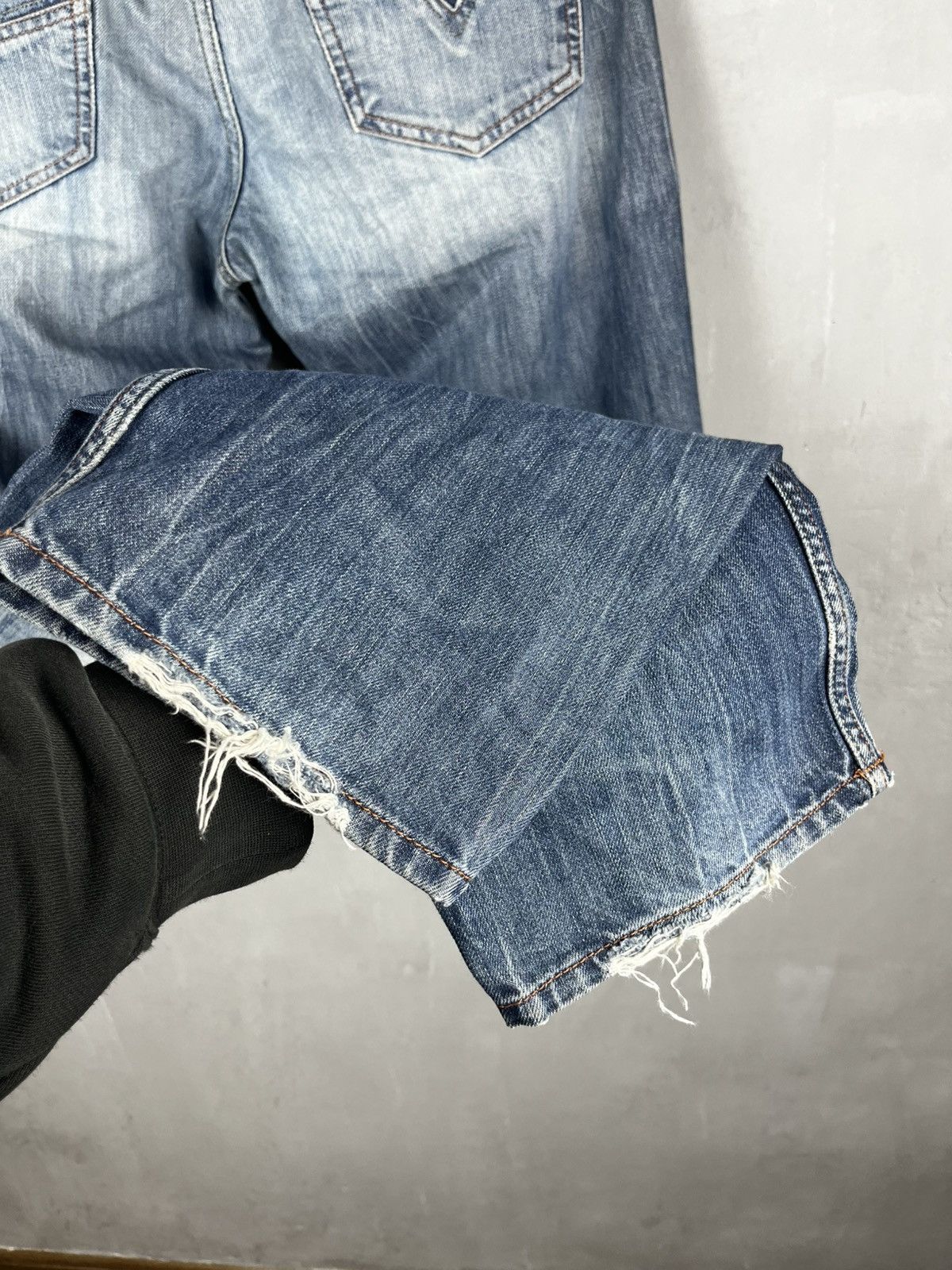 Diesel Black Gold Diesel Distressed Denim Pants Jeans Size US 36 / EU 52 - 14 Thumbnail