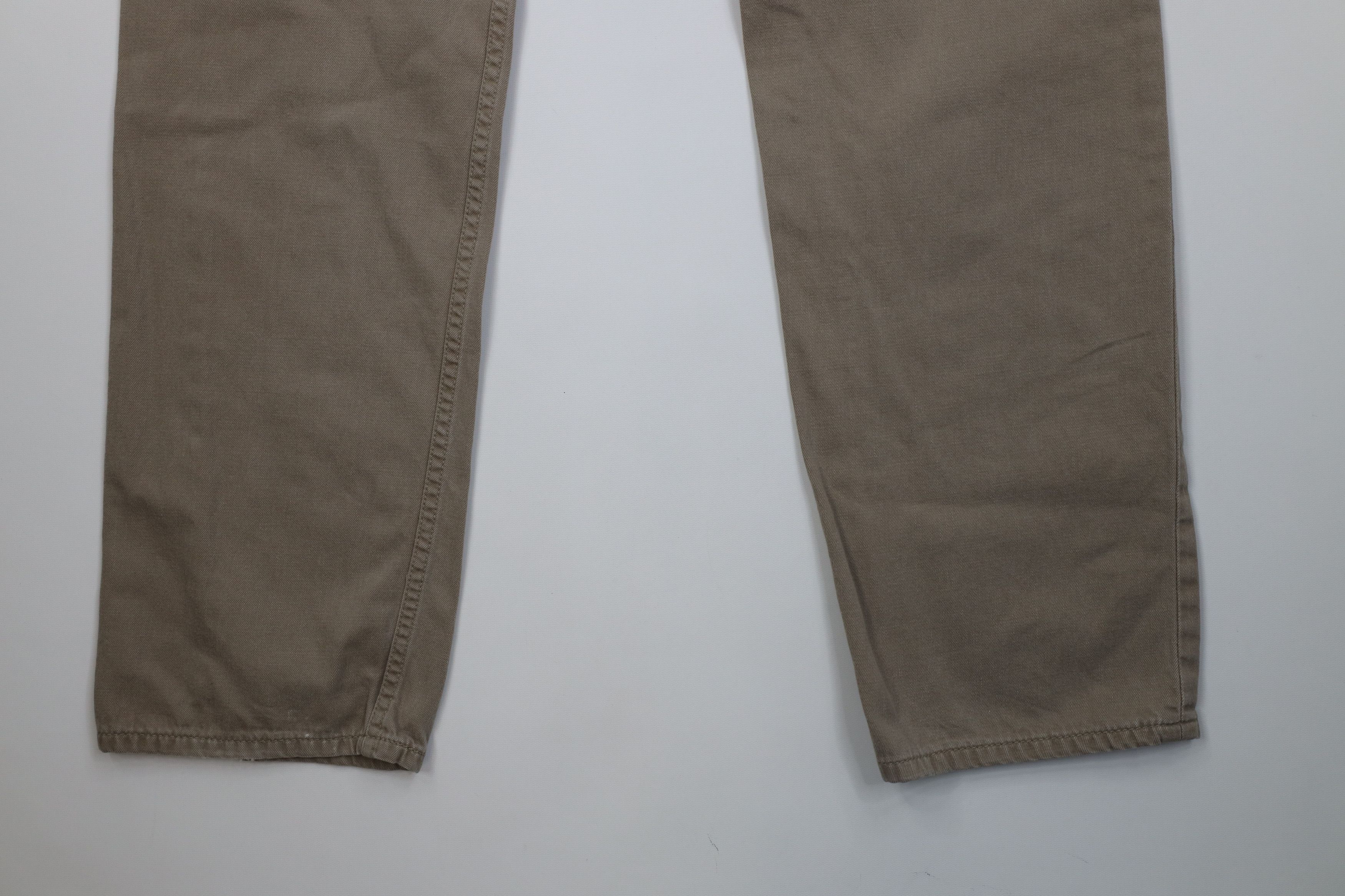 Levi's Vintage Y2K Levis 505 Regular Straight Leg Denim Jeans Beige Size US 36 / EU 52 - 12 Thumbnail