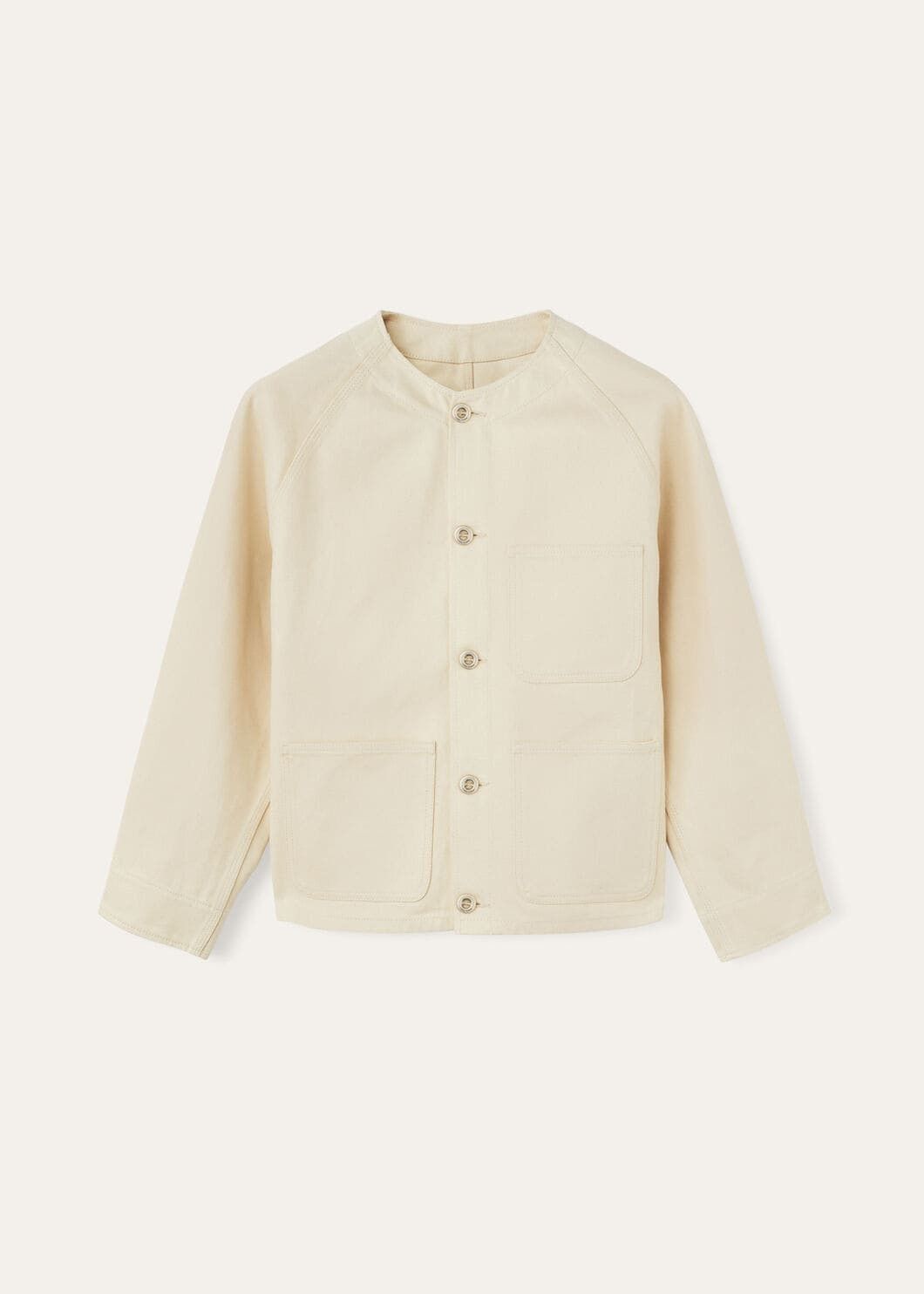 Loro Piana o1srvl11e0825 FAO4199 Carolyn Jacket in Beige Size M / US 6-8 / IT 42-44 - 1 Thumbnail