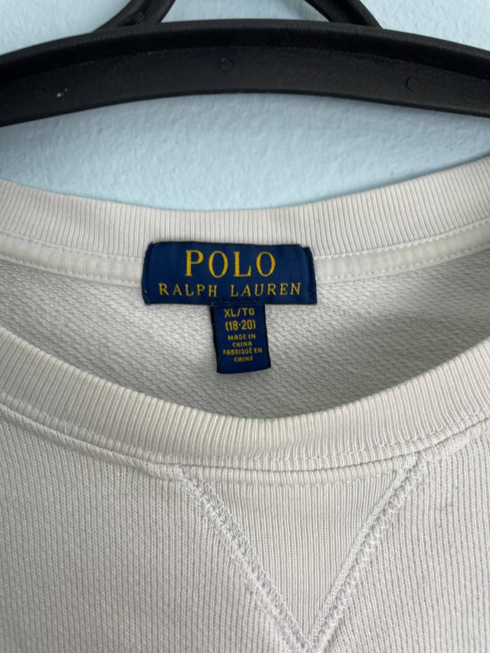 Polo Ralph Lauren × Vintage Vintage Sweater Ralph Lauren USA Flag Big Logo Size US L / EU 52-54 / 3 - 4 Thumbnail