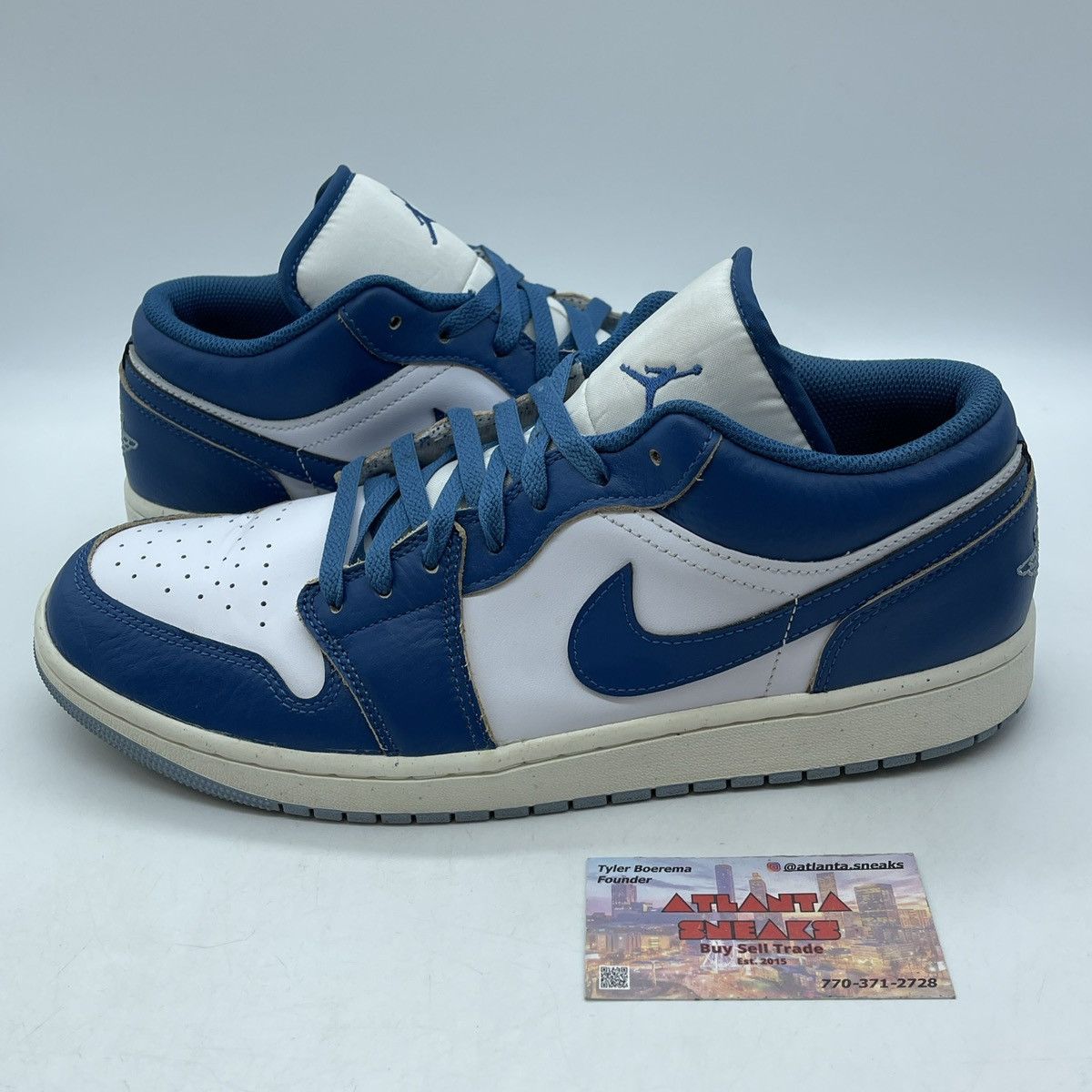Jordan Brand Air Jordan 1 low industrial blue Size US 11 / EU 44 - 1 Thumbnail