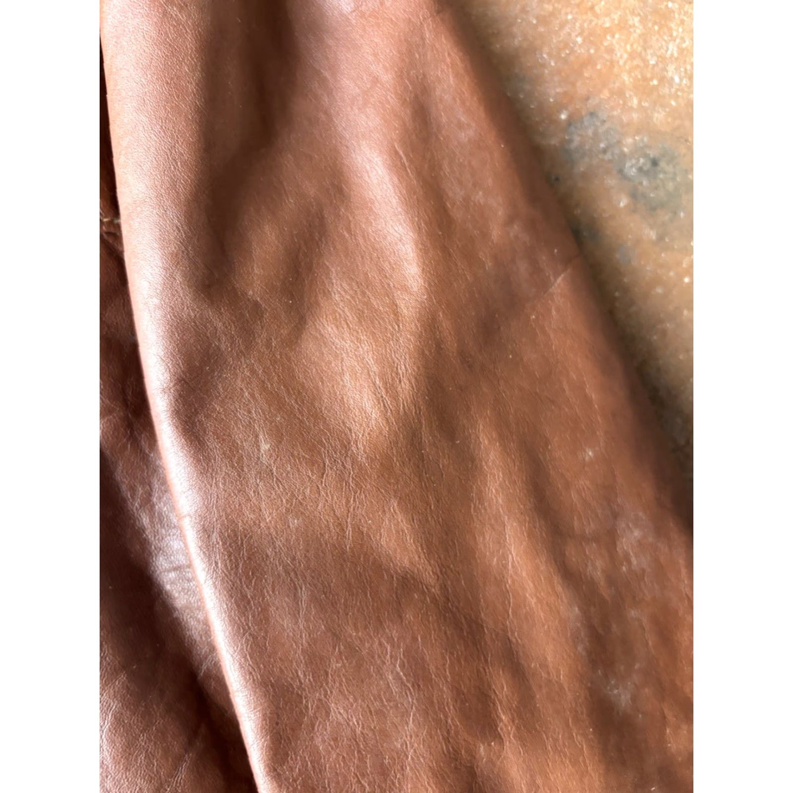 Vintage VINTAGE Genuine Leather Jacket Mens Overcoat 42 Fur Lined Brown Leather Wool Insulation Regular Size 42 70s Cowboy Biker Winter Fall Spring Summer Size US XS / EU 42 / 0 - 6 Thumbnail