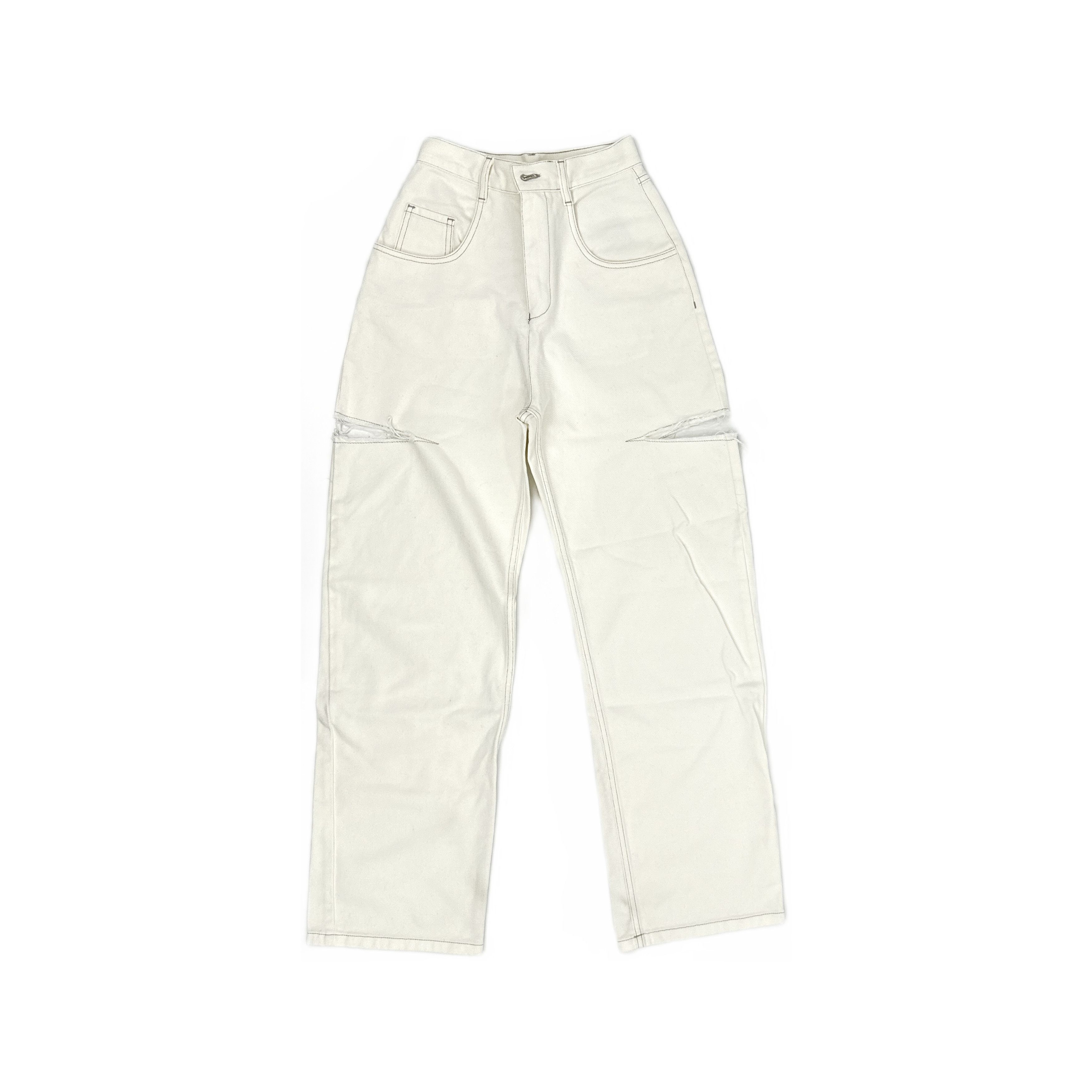 Maison Margiela Maison Margiela Distressed Jeans Size 36 Size 25" / US 0 / IT 36 - 1 Thumbnail
