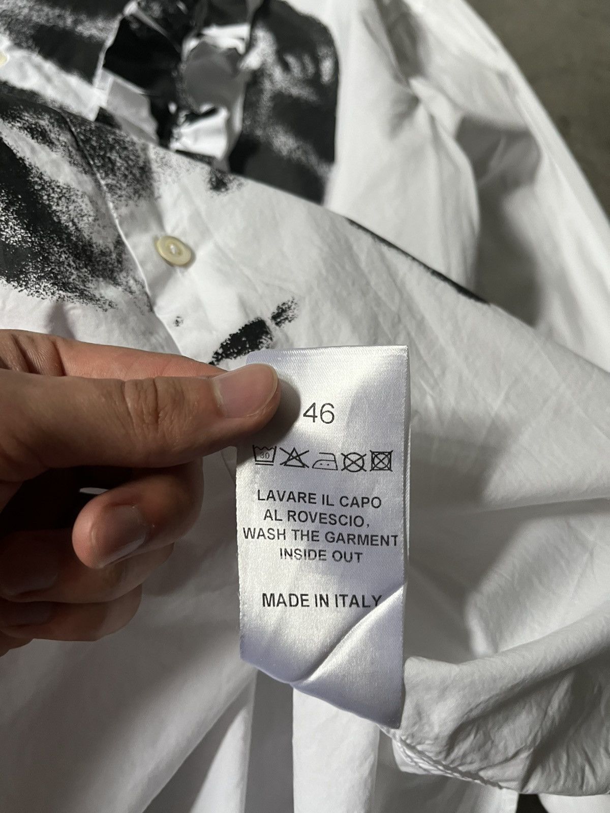 Raf Simons Raf Simons S/S 21 ruffles white black portrait Size US S / EU 44-46 / 1 - 12 Thumbnail
