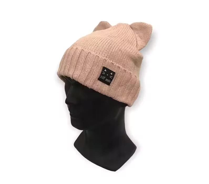 image of Bunny Horn Beanie Hat, Men's