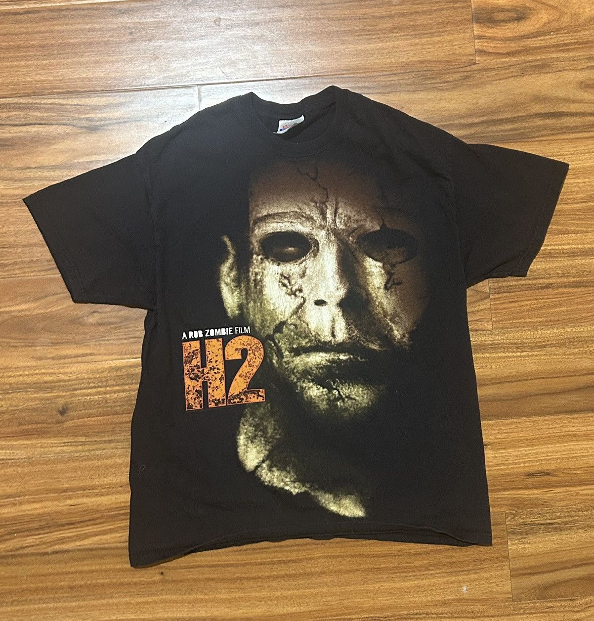 Hanes Vintage 09 Rob Zombie Halloween H2 MichaelMyers Horror Movie Size US L / EU 52-54 / 3 - 1 Thumbnail
