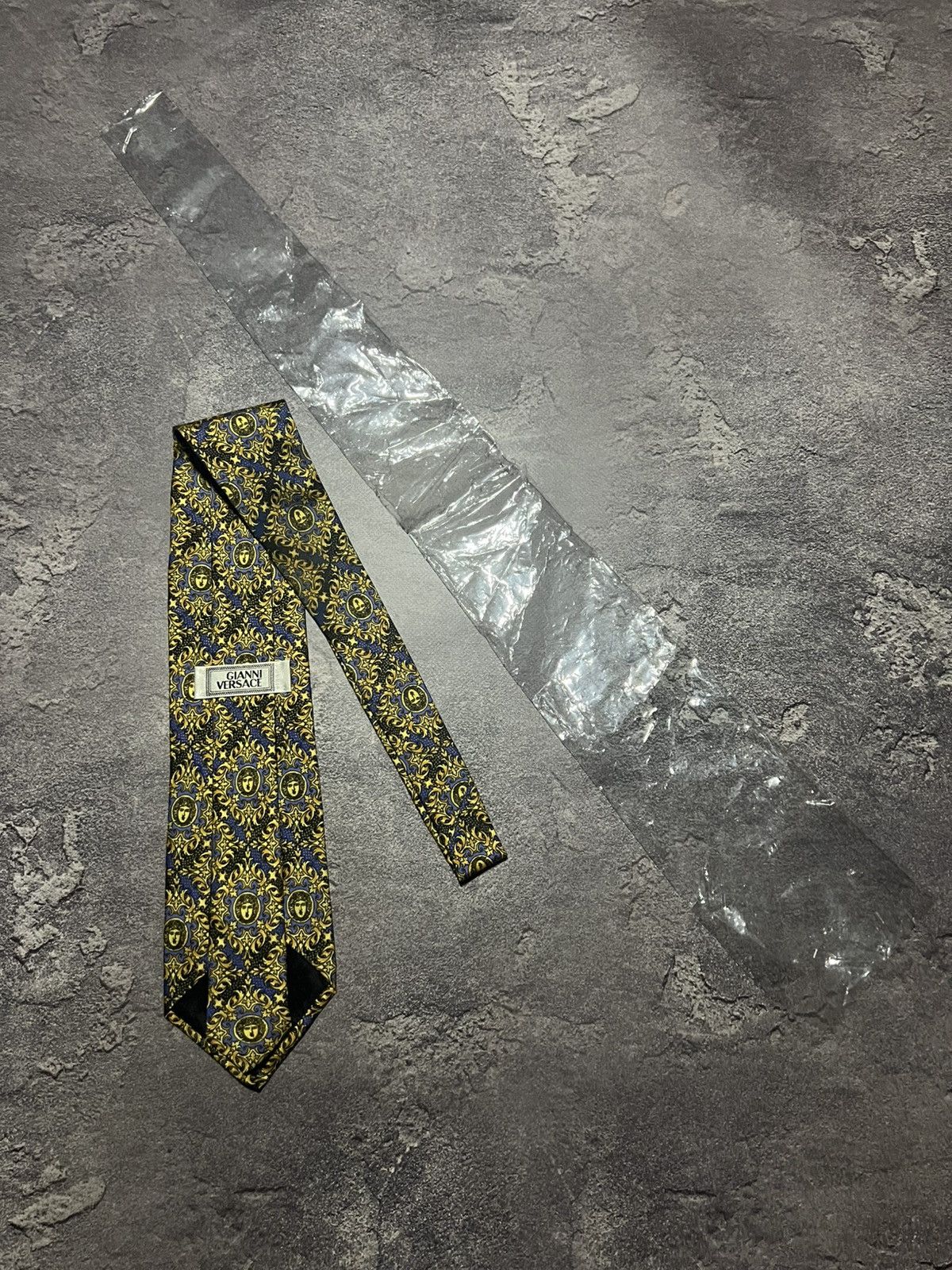Versace Vintage Gianni Versace Silk Monogram Tie New Classic Size ONE SIZE - 2 Thumbnail