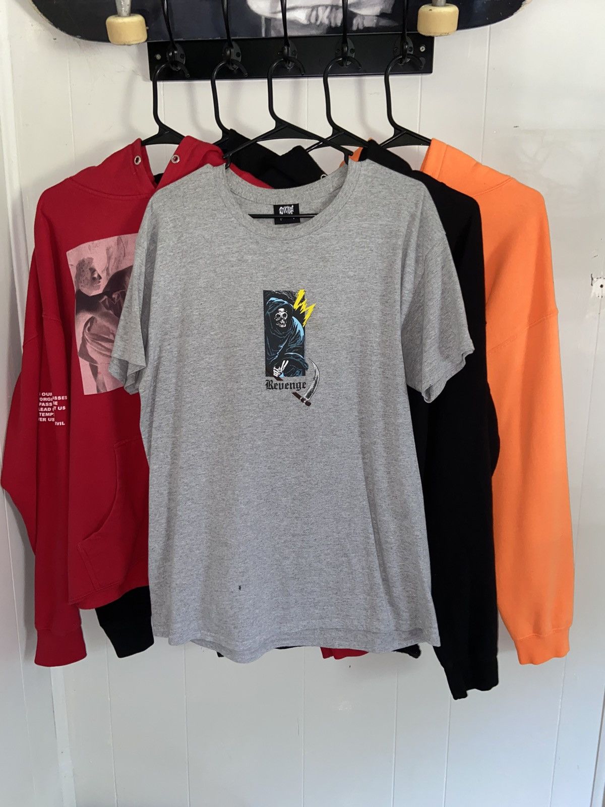 Revenge Revenge grey reaper tee Size US L / EU 52-54 / 3 - 1 Thumbnail