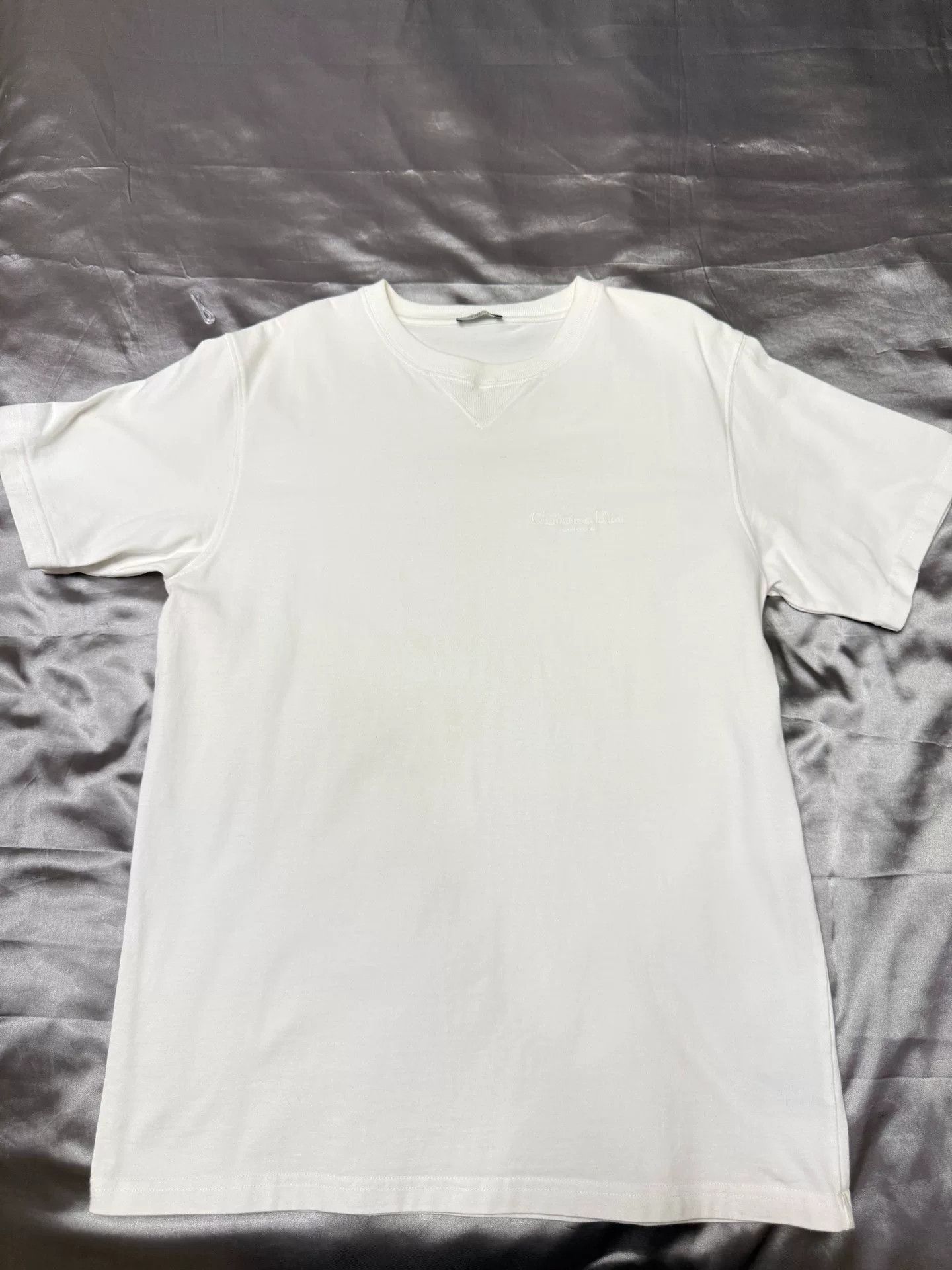 Dior dior embroidered logo crew neck short sleeve Size US L / EU 52-54 / 3 - 1 Thumbnail