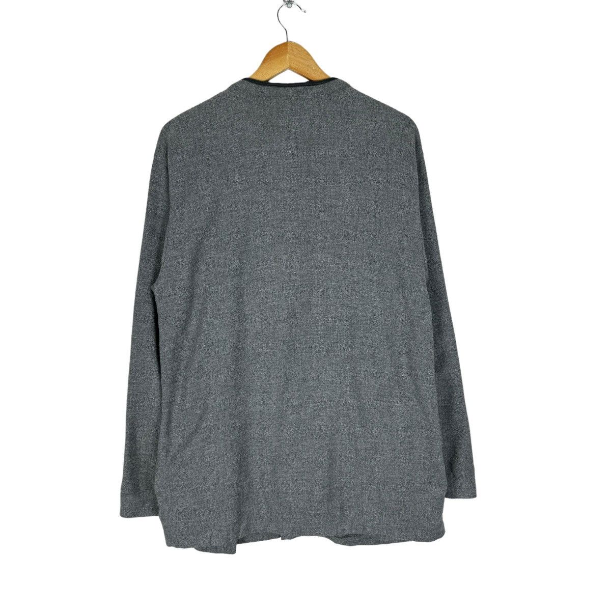 Issey Miyake × Japanese Brand 🌟90s PLANTATION ISSEY MIYAKE CARDIGAN BUTTON SHIRT Size US M / EU 48-50 / 2 - 8 Thumbnail