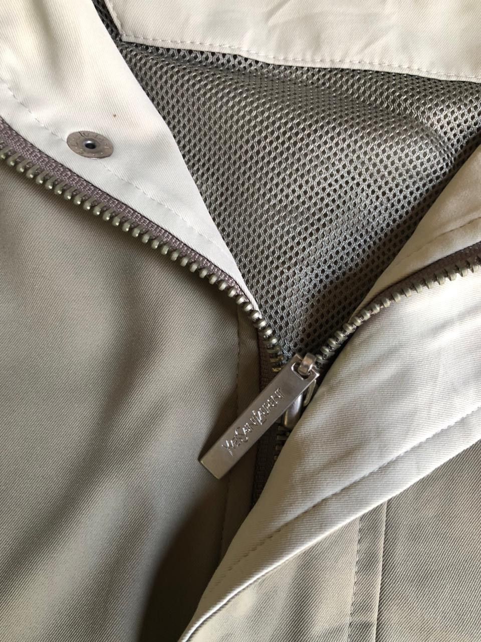 Yves Saint Laurent Rare Yves Saint Lauren Big Logo Multi Pocket Jacket Moccha Size US L / EU 52-54 / 3 - 3 Thumbnail