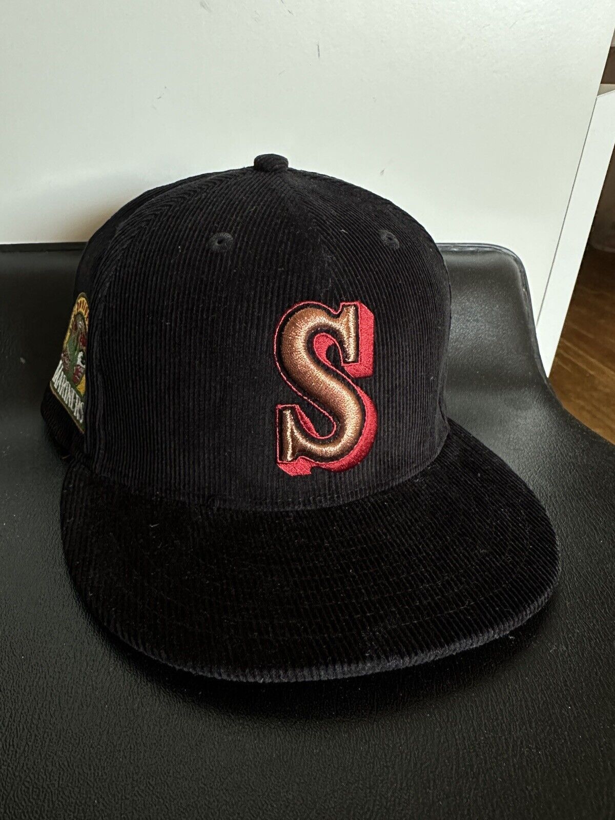 7 3/8 Seattle Mariners 30th Black Corduroy 59Fifty Fitted