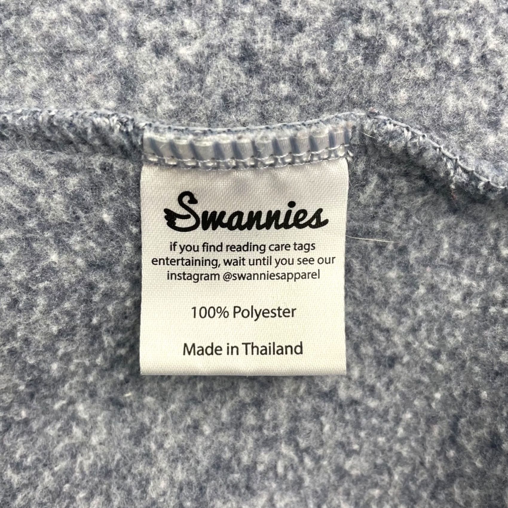 Vintage Swannies Men's 1/4 Snap Button Fleece Pullover Blue 2XL Size US XXL / EU 58 / 5 - 5 Thumbnail