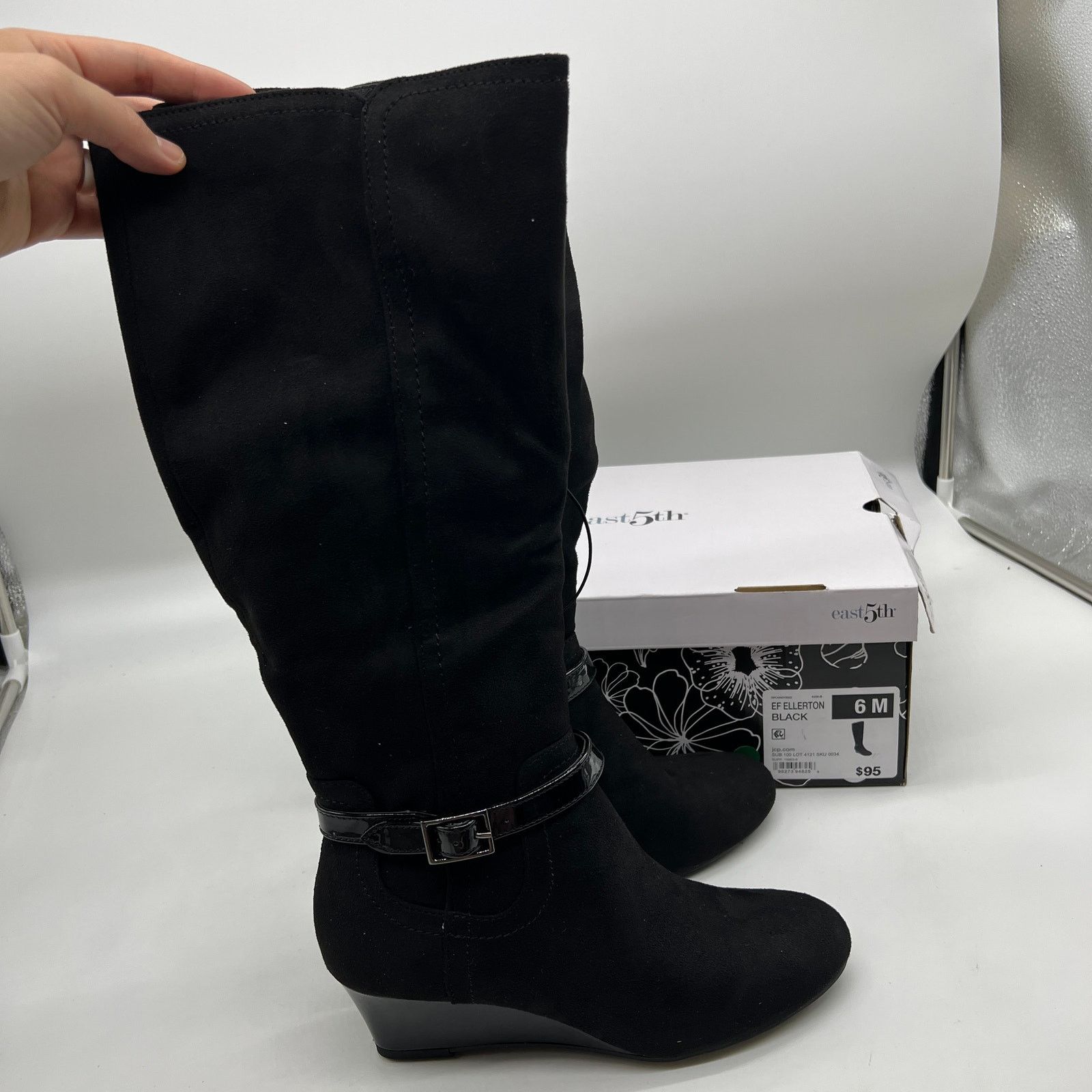 Other East 5th Womens Ellerton Wedge Heel Dress Boots, 6 Size US 6 / IT 36 - 3 Thumbnail