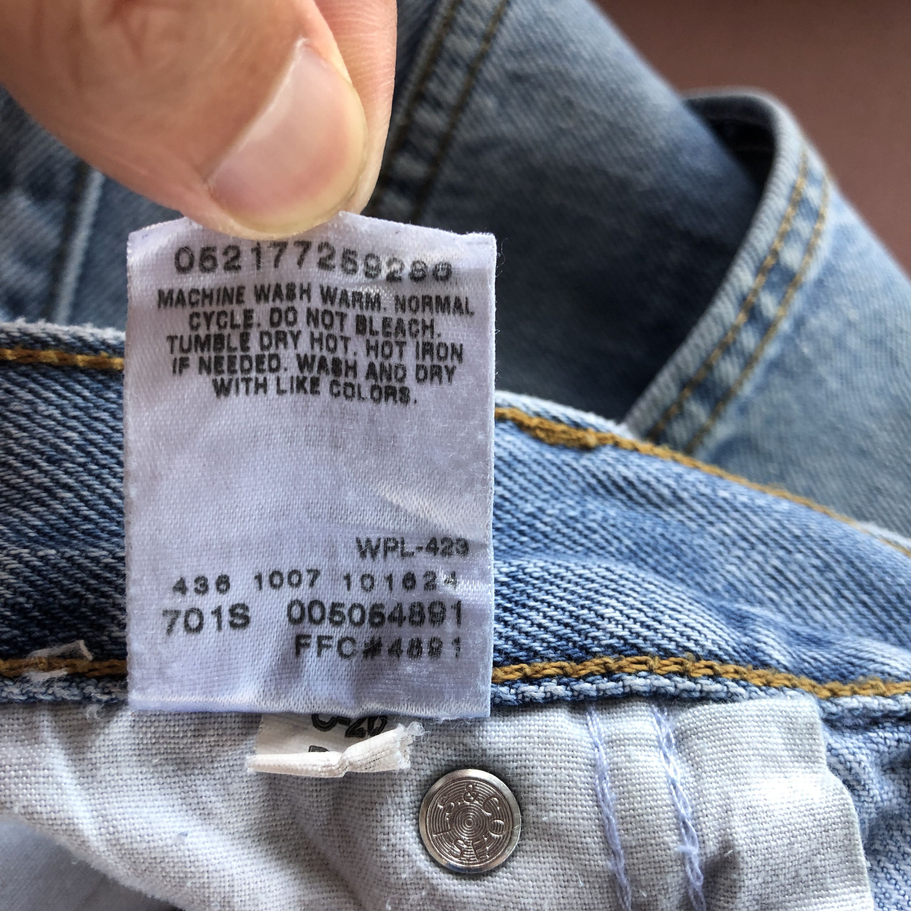 Levi's Vintage Y2K Levis Faded Jeans Levi's 505 Light Wash Denim Size US 44 / EU 60 - 8 Thumbnail