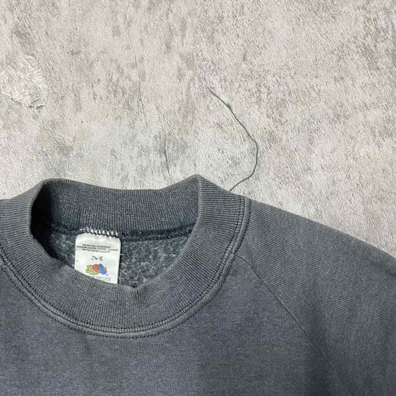 Fruit Of The Loom Grey vintage fruit of the loom sweatshirt Size US M / EU 48-50 / 2 - 3 Thumbnail
