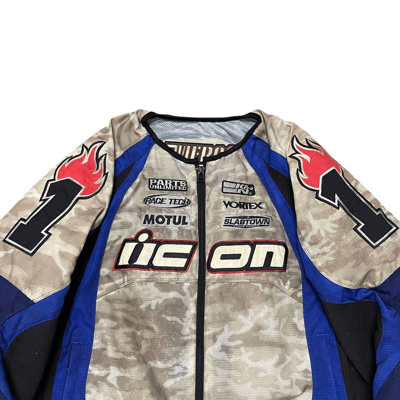 ICON Motorsports Vintage Icon Moto Racing Merc Stage Jacket with Padding Size US XL / EU 56 / 4 - 2 Thumbnail