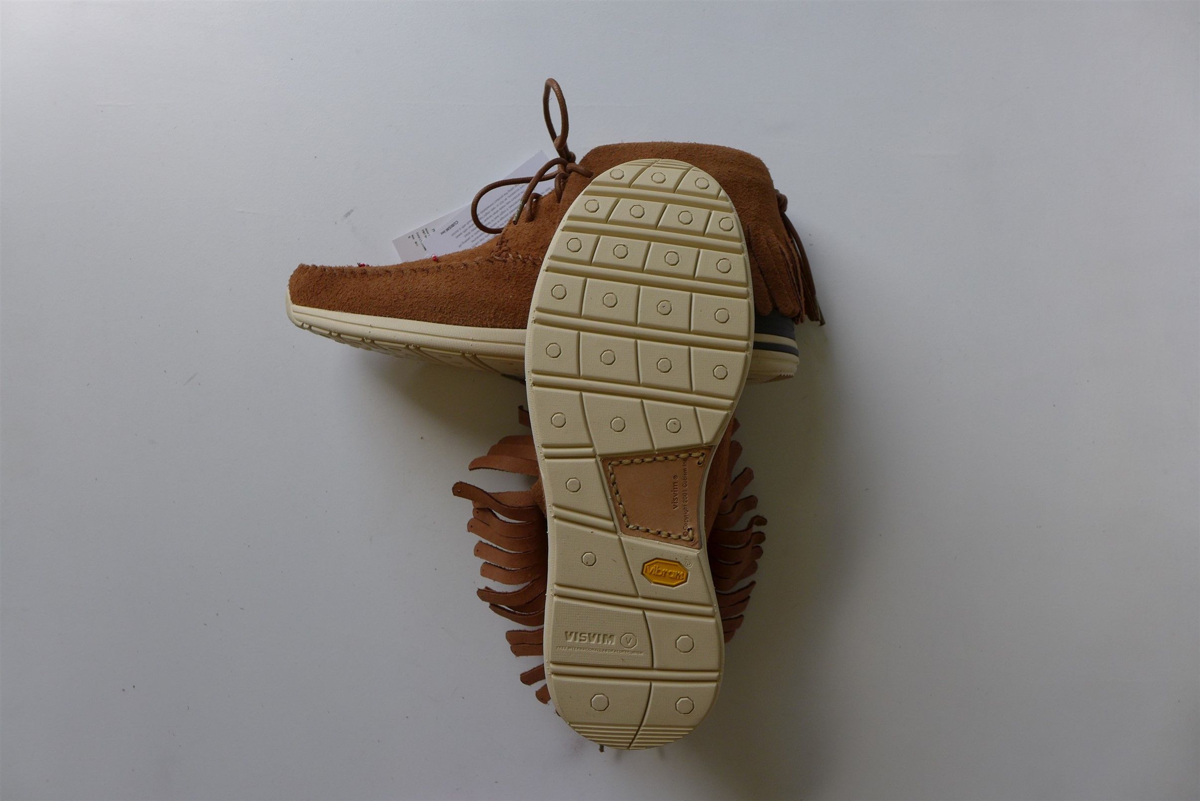 Visvim Visvim FBT Shaman Folk Beaded Sneakers - Light Brown Suede Size US 10 / EU 43 - 18 Thumbnail