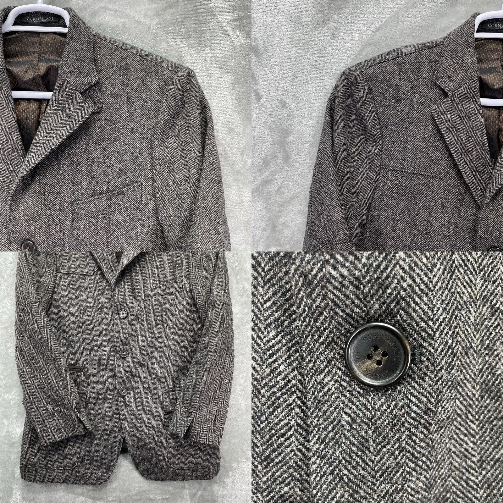 Corneliani Corneliani Blazer Men 50 Jacket Sport Coat Driving Suit ID Size 50R - 9 Thumbnail