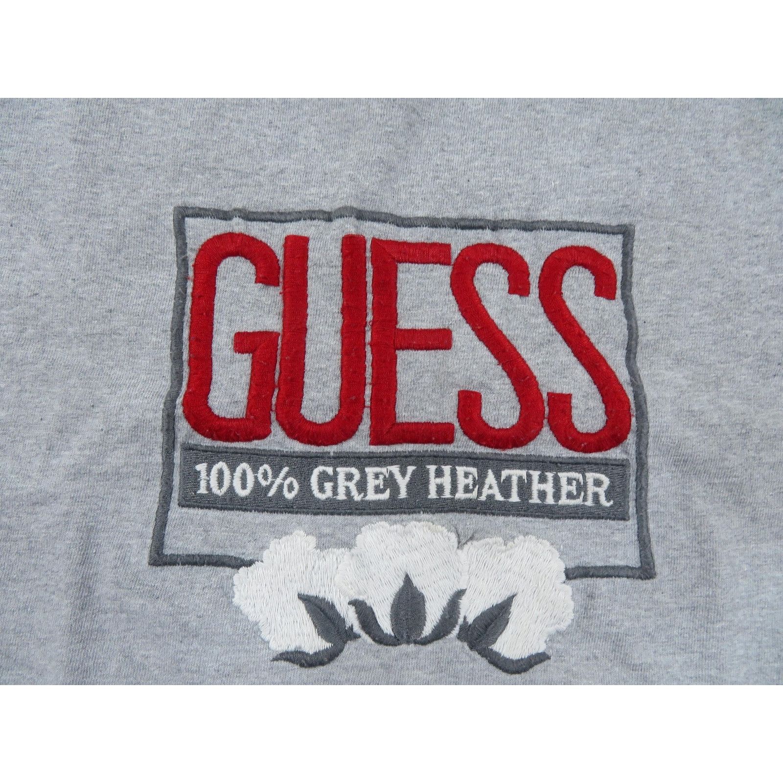 Guess Guess USA T-shirt, Cotton Heather Gray, Sz L 1990s Size US L / EU 52-54 / 3 - 2 Thumbnail