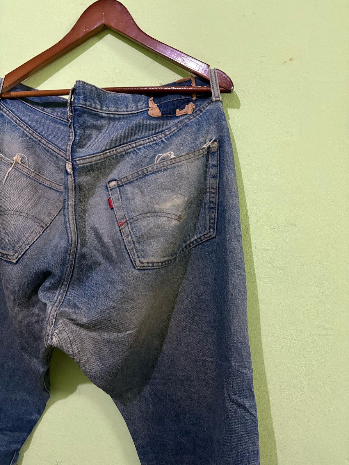 Levi's × Levi's Vintage Clothing Vintage 501 Levis Distressed Denim Pant Size US 38 / EU 54 - 9 Thumbnail
