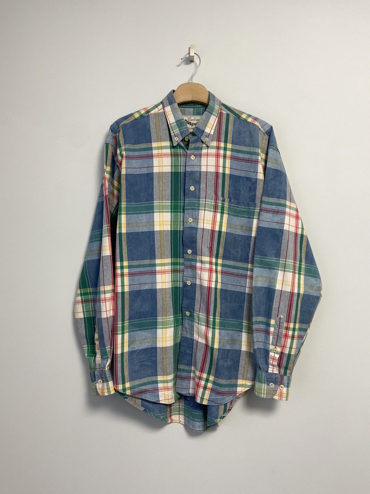 Burberry Thomas Burberry Button Up Shirt Size US L / EU 52-54 / 3 - 1 Thumbnail