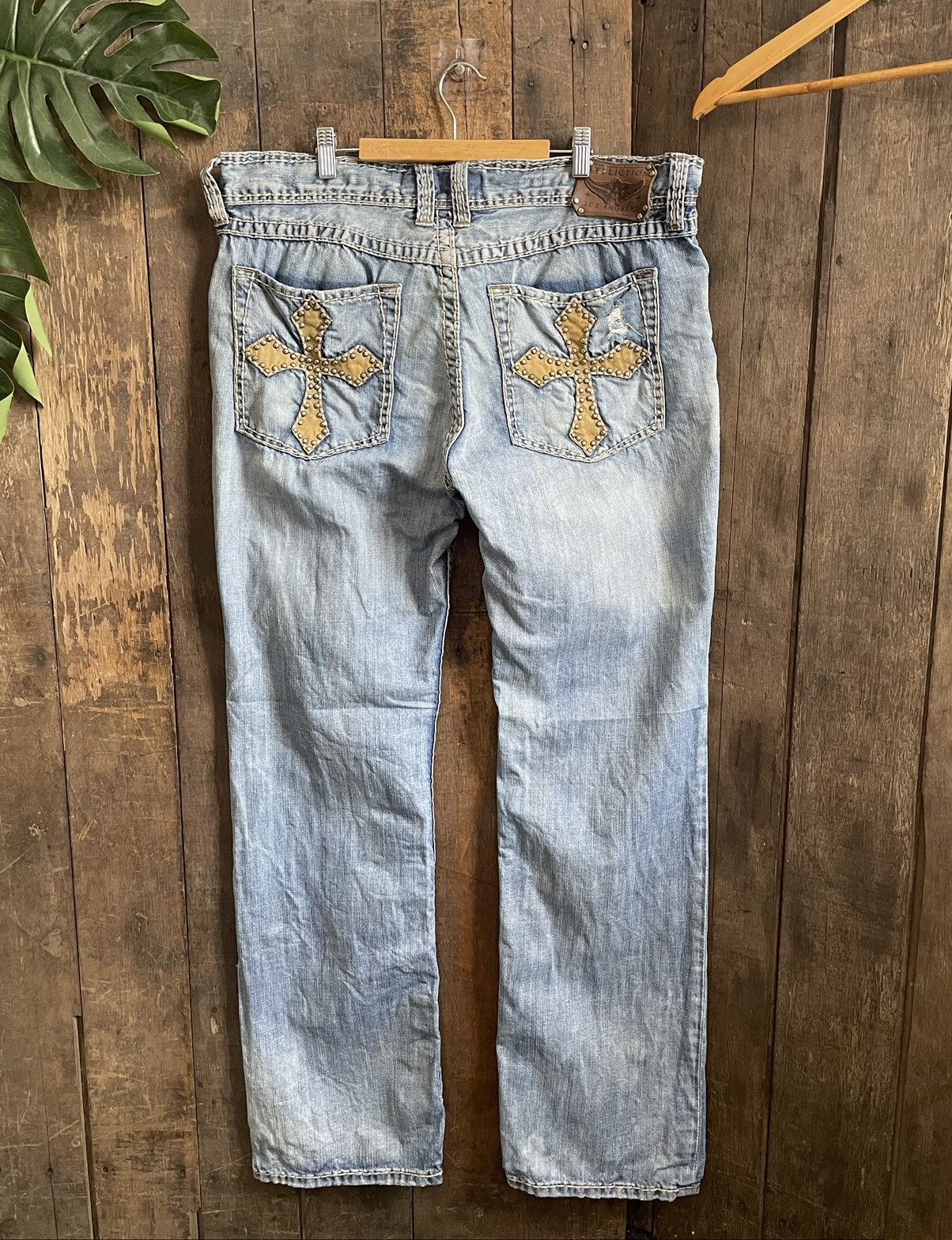 Affliction × Vintage Vintage Affliction Denim Jeans Size US 38 / EU 54 - 1 Thumbnail