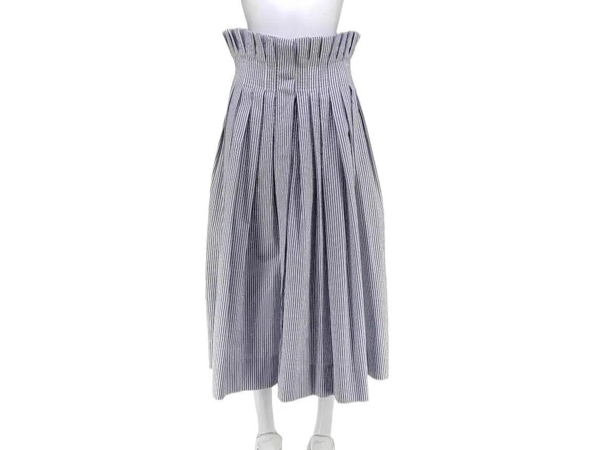 Thom Browne Thom Browne Pleated Skirt 42 NWT Size 28" / US 6 / IT 42 - 1 Thumbnail