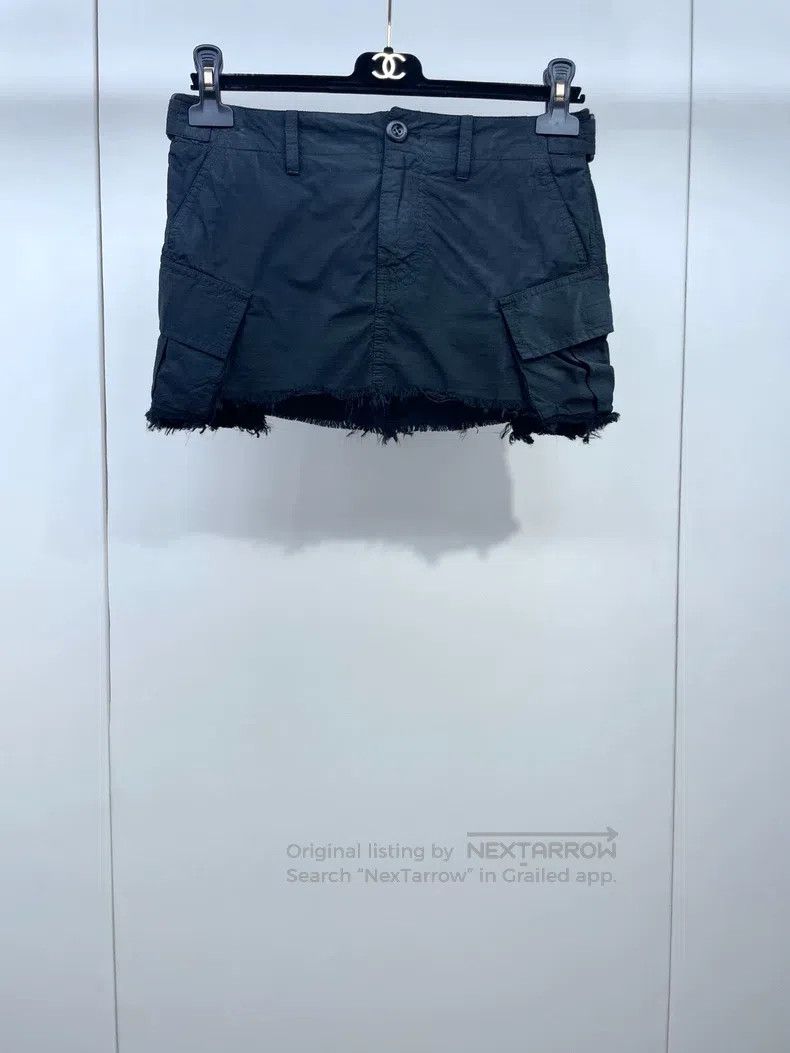 Balenciaga Ripped Mini Skirt