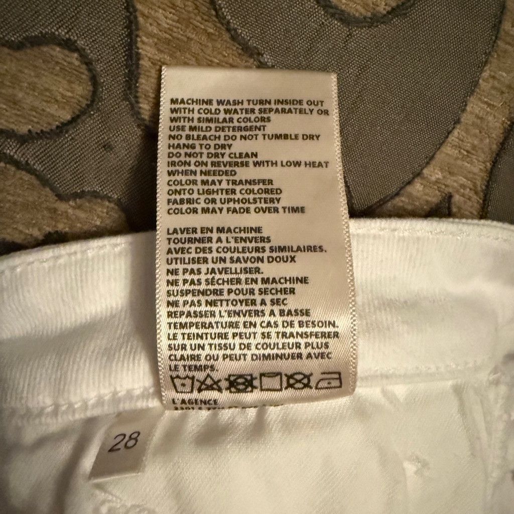 L'AGENCE Women's L’Agence Jeans 28 White Size 28" / US 6 / IT 42 - 15 Thumbnail