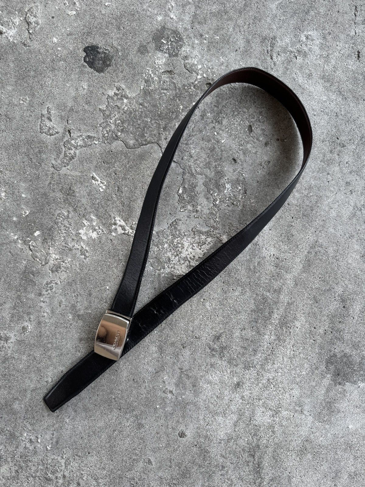 Coach Coach Black Leather Belt Size ONE SIZE - 5 Thumbnail