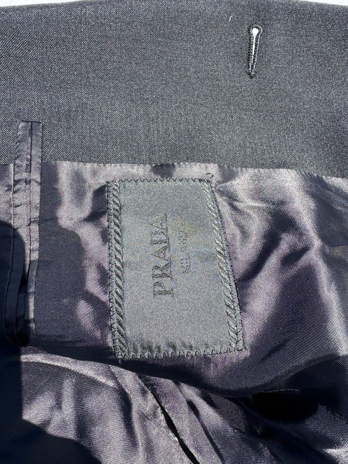 Prada Prada Black 2 button sport coat Size 46R - 5 Thumbnail