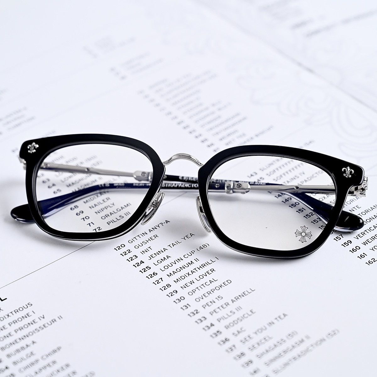Chrome Hearts CHROME HEARTS STRAPADICTOME GLASSES Size ONE SIZE - 14 Thumbnail