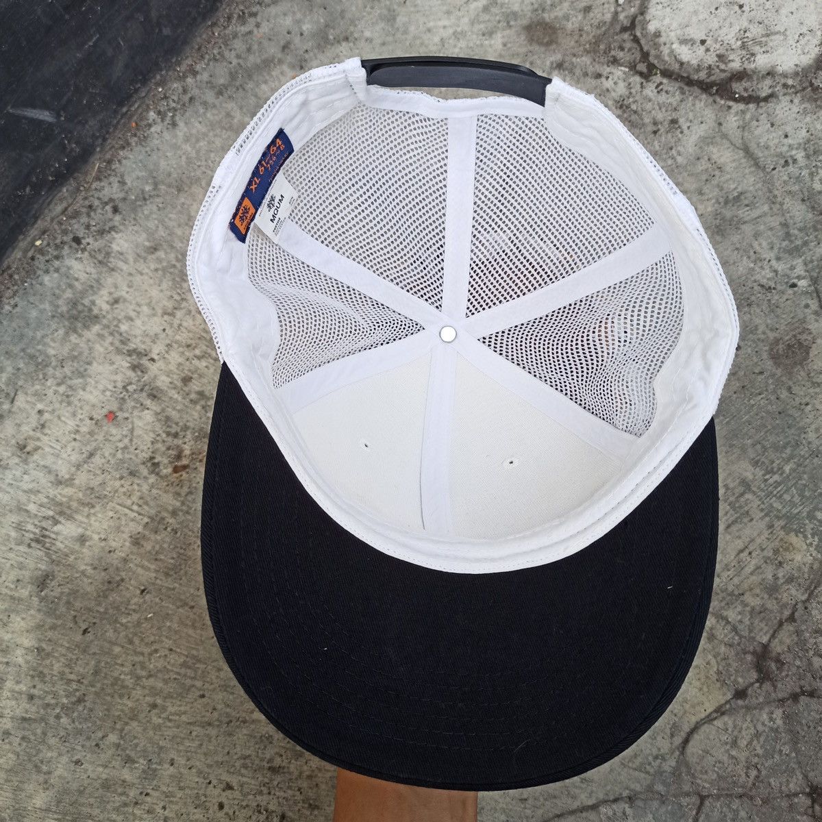 Unsound Rags SICK oversize trucker hat by mqum with gothic logo pin Size ONE SIZE - 15 Thumbnail