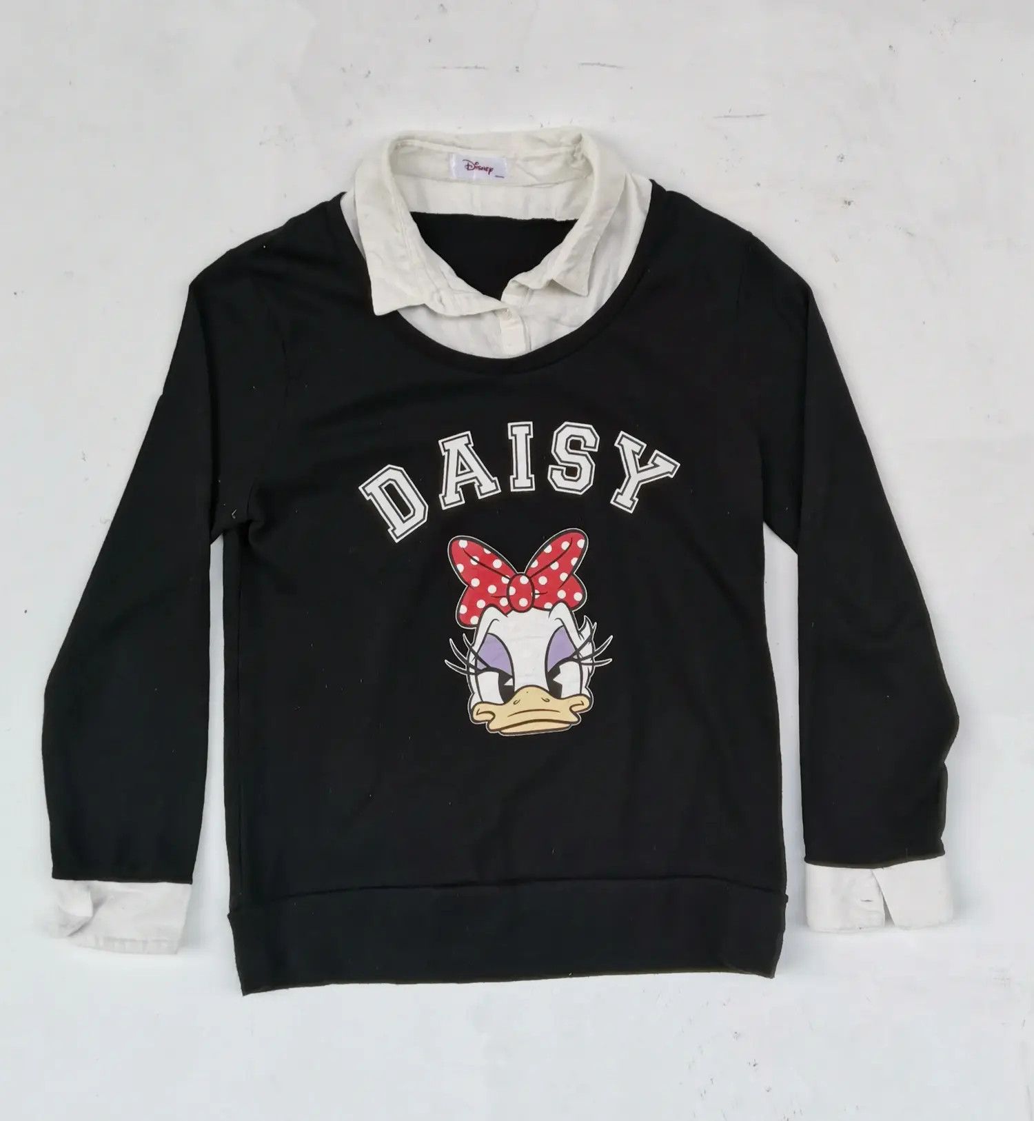 Disney × Mickey Mouse Disney Daisy Big Logo Sweatshirt Size US L / EU 52-54 / 3 - 1 Thumbnail