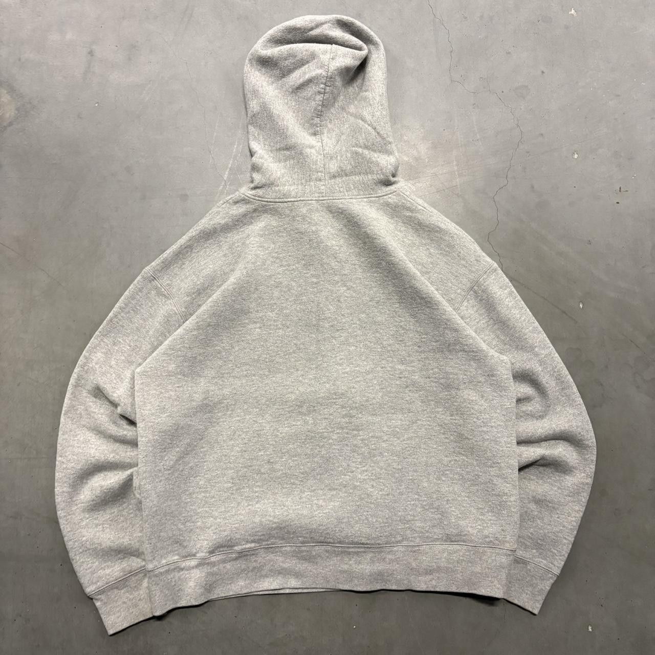 Vintage Crazy Vintage Y2K/2000s Blank Grey Minimalist Zipup Hoodie! Size US L / EU 52-54 / 3 - 2 Thumbnail