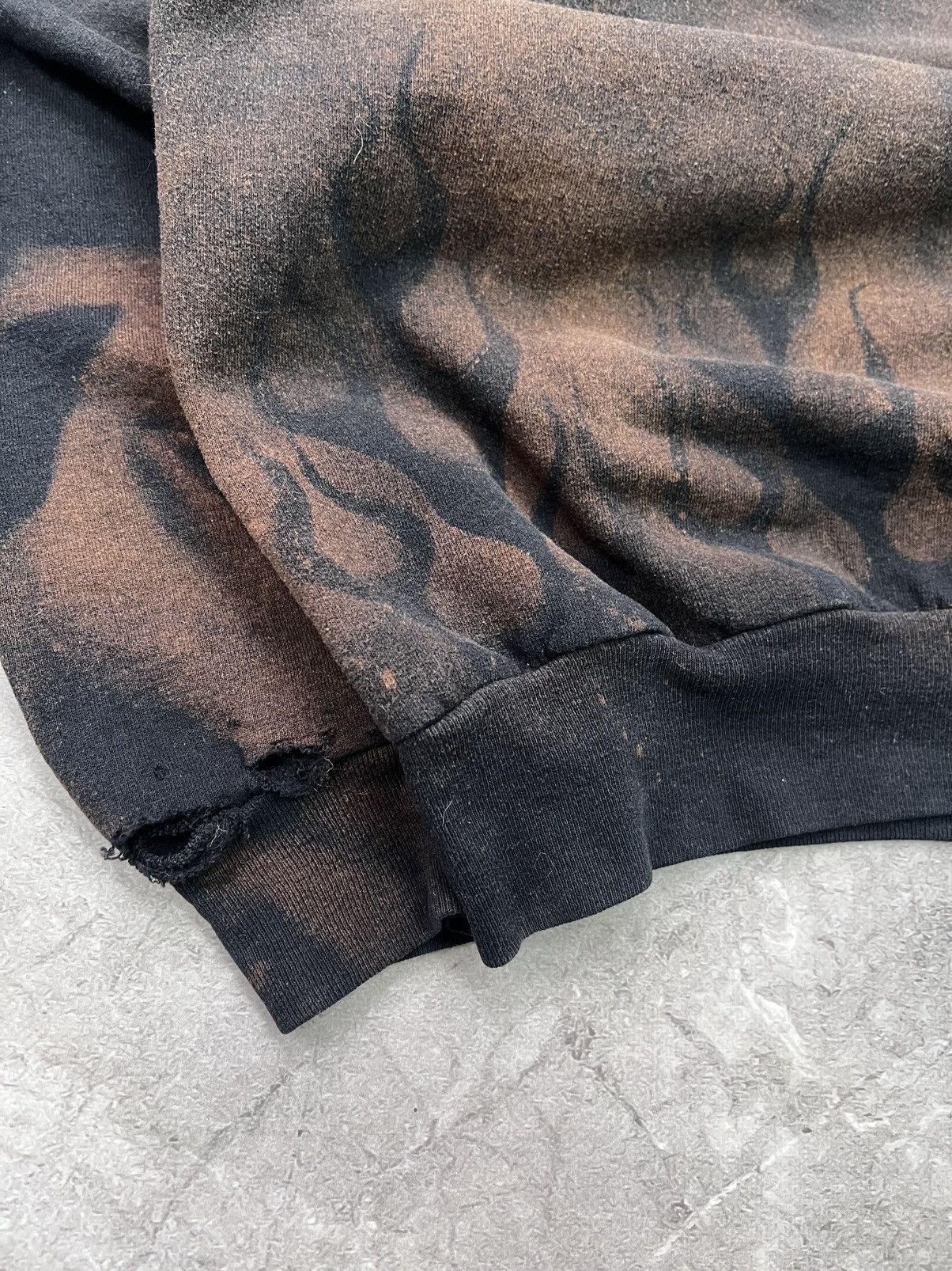 If Six Was Nine × Japanese Brand SICK CRAZY SUN FADED FLAME DRAGON legrandebleu STYLE HOODIE Size US L / EU 52-54 / 3 - 13 Thumbnail