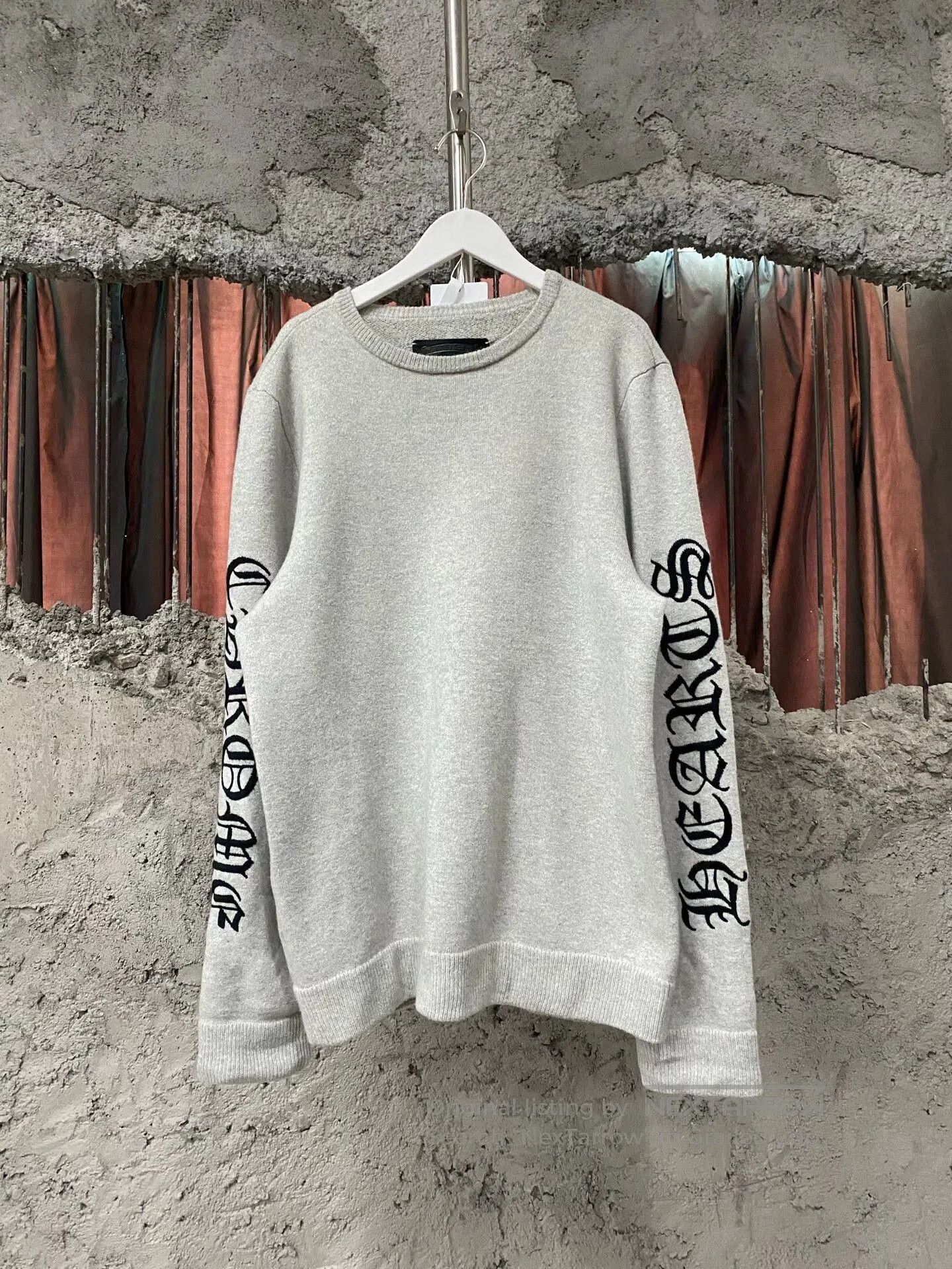 Chrome Hearts chrome hearts gray cashmere embroidered sweater. Size US M / EU 48-50 / 2 - 1 Thumbnail