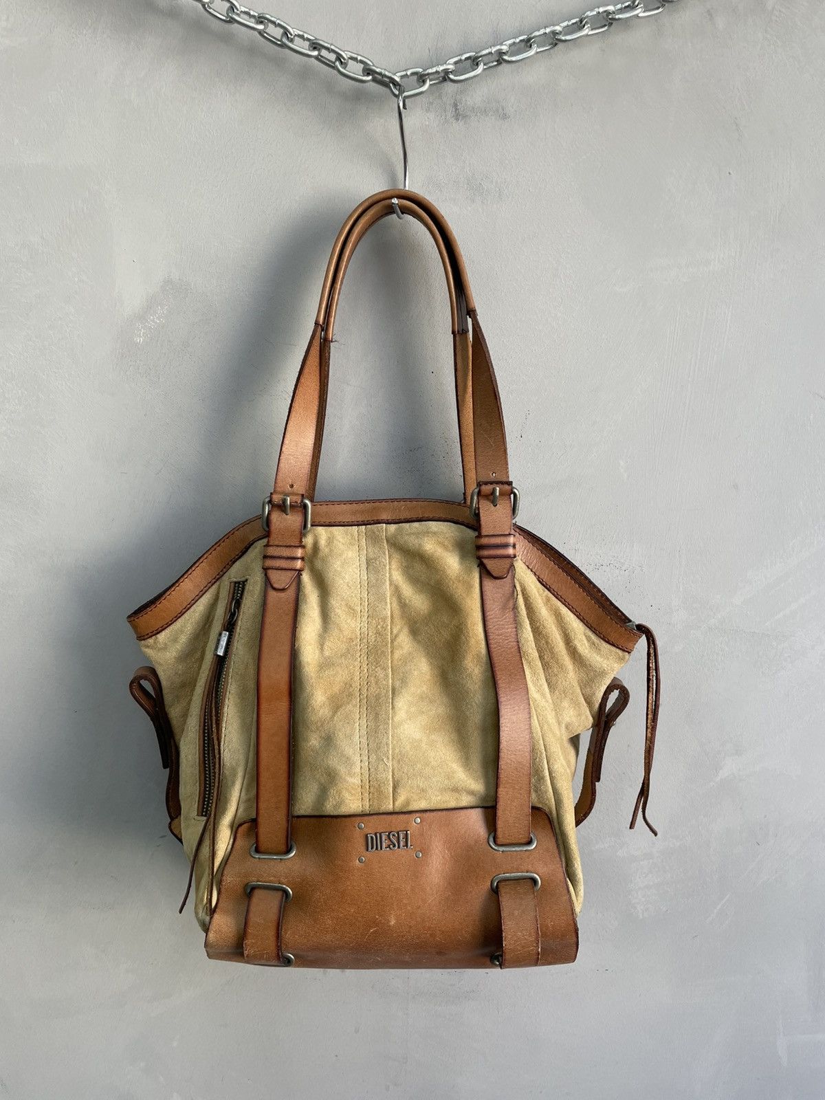 Diesel Avant garde Diesel leather shoulder bag hype fashion y2k Size ONE SIZE - 1 Thumbnail